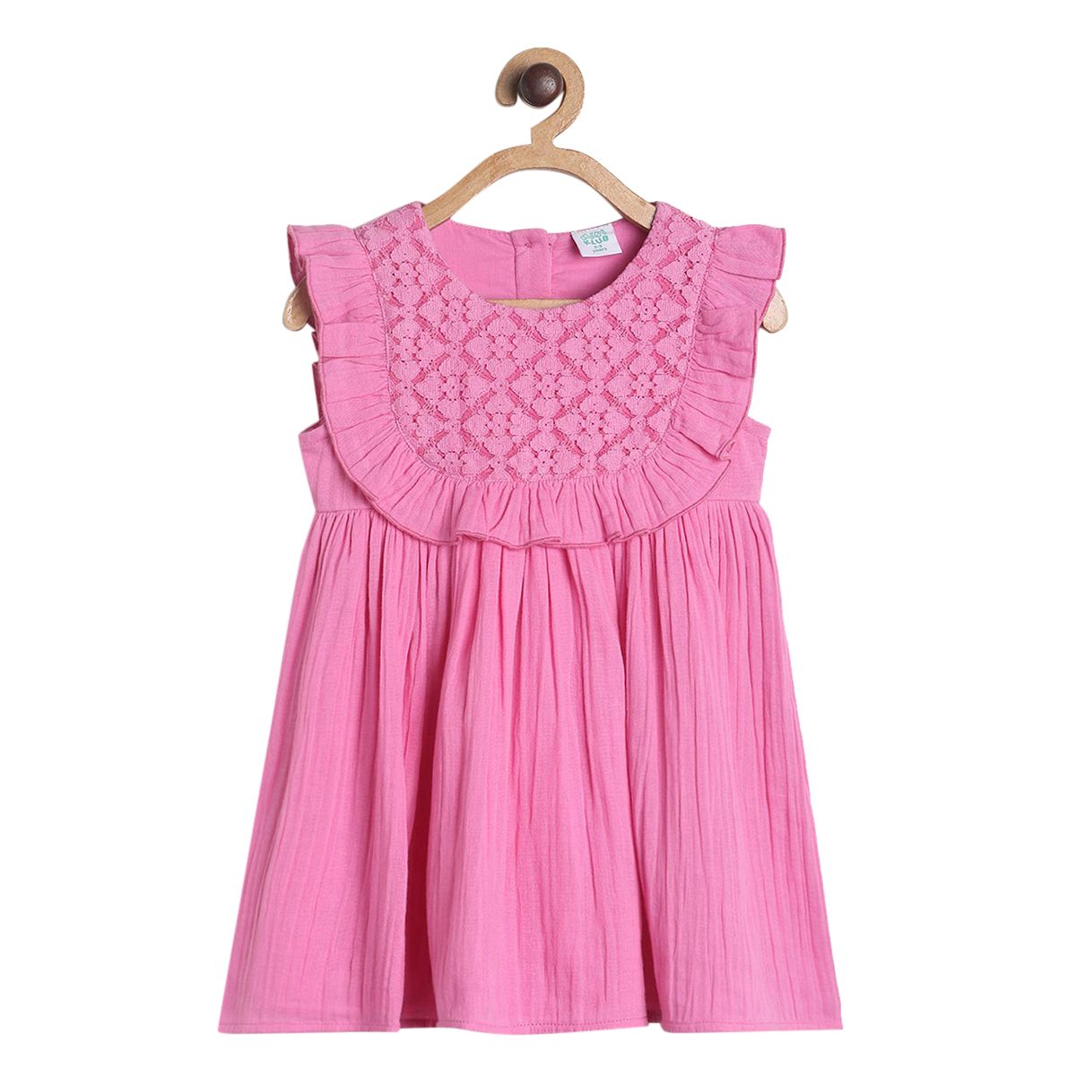 Girls Pink Pack Of 1 Dress