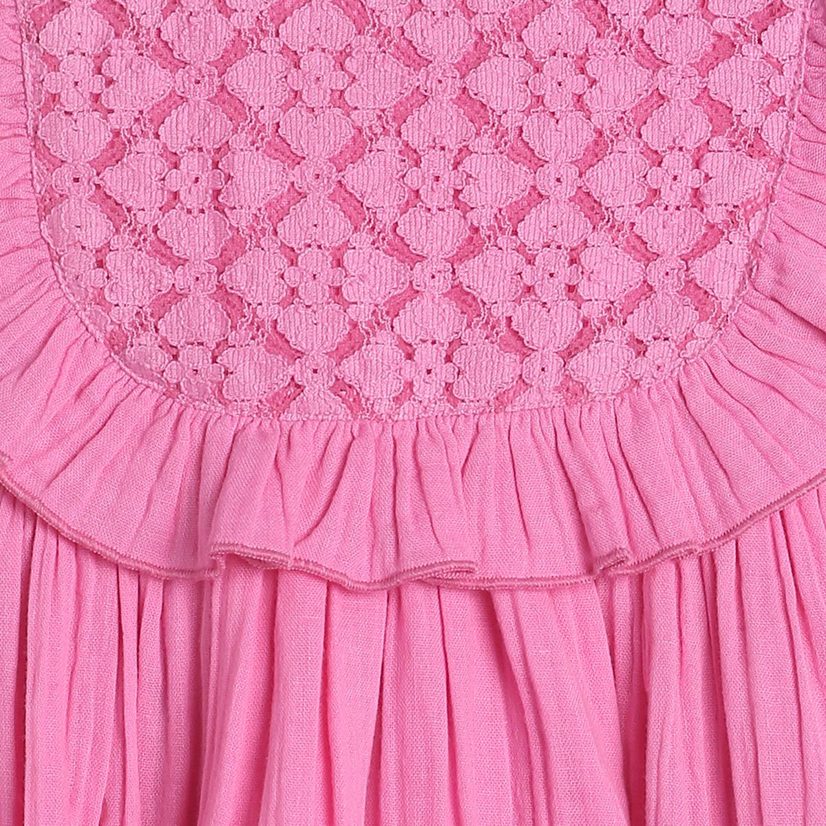 Girls Pink Pack Of 1 Dress