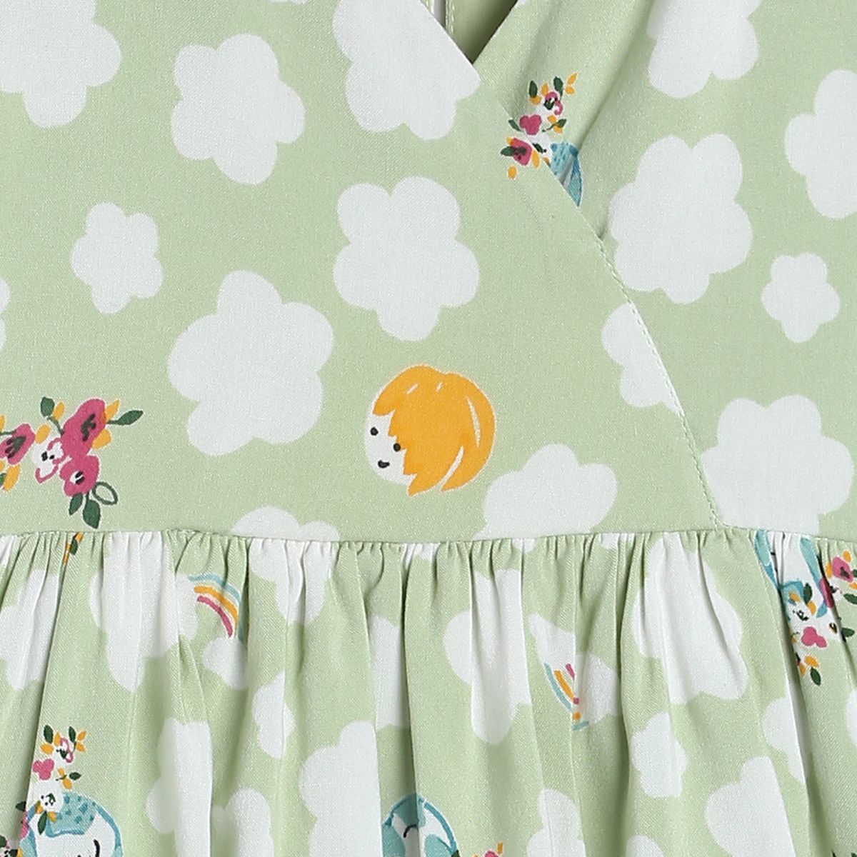 Girls Green Dress