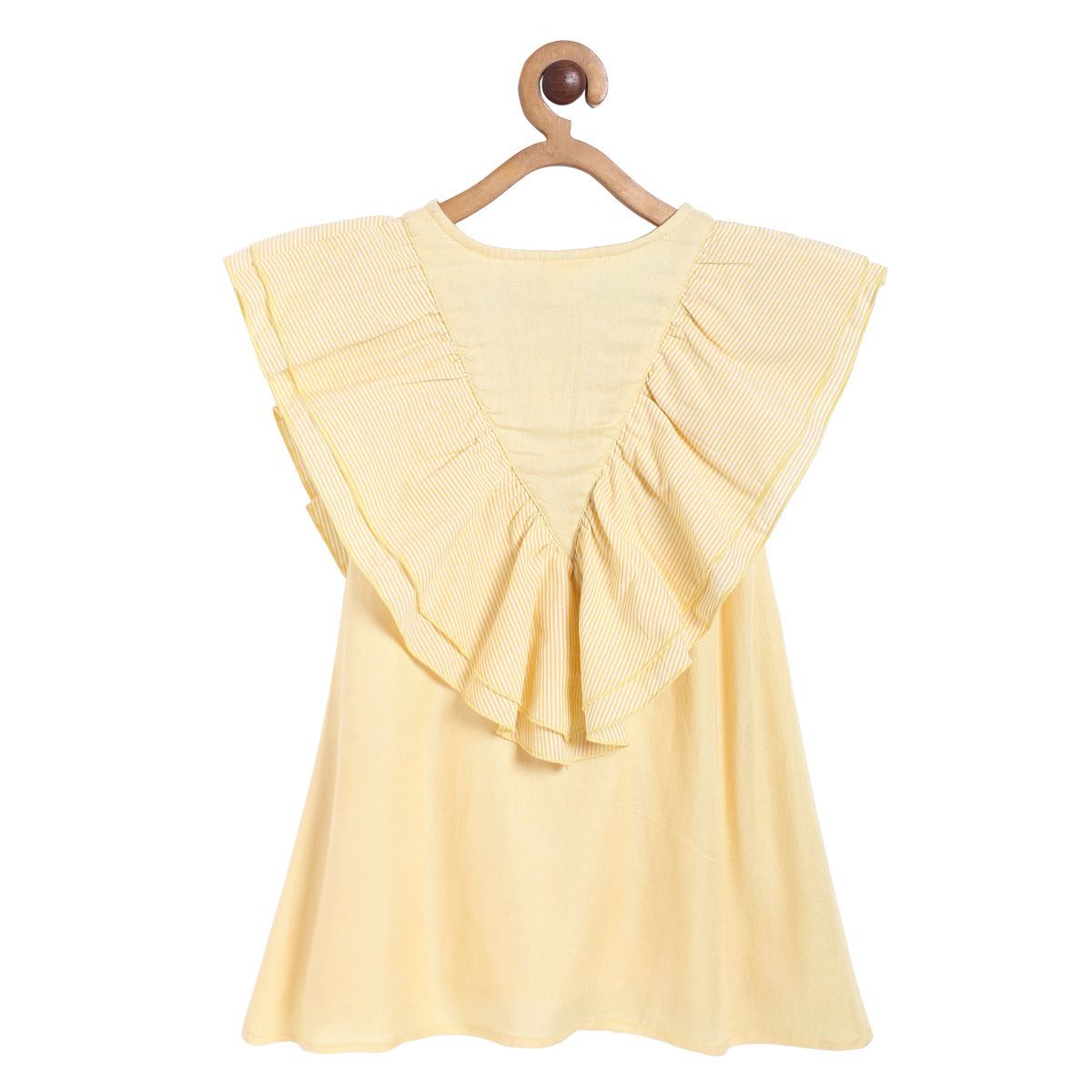 Girls Yellow Pack Of 1 Dress