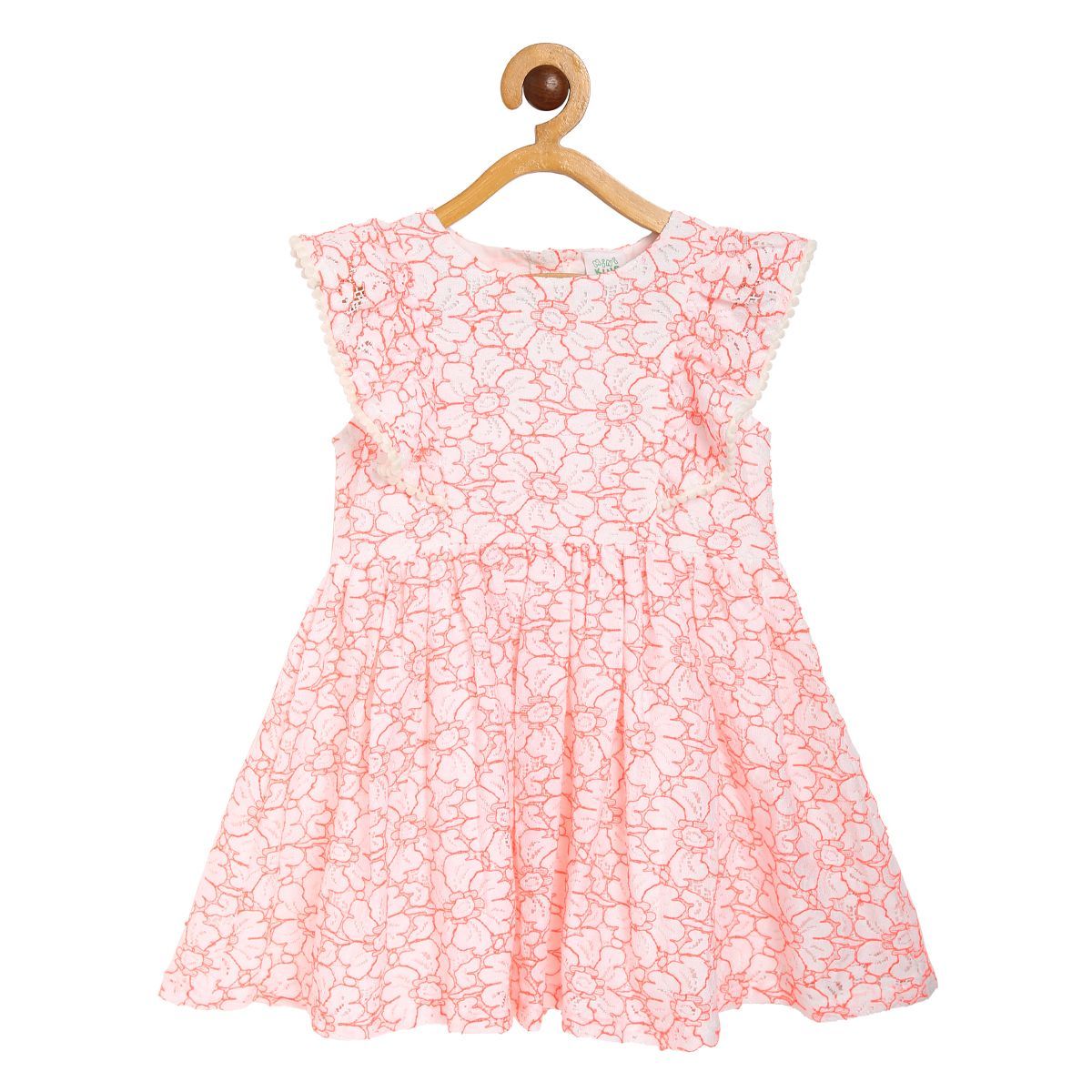 Girls Neon Pink Pack Of 1 Dress