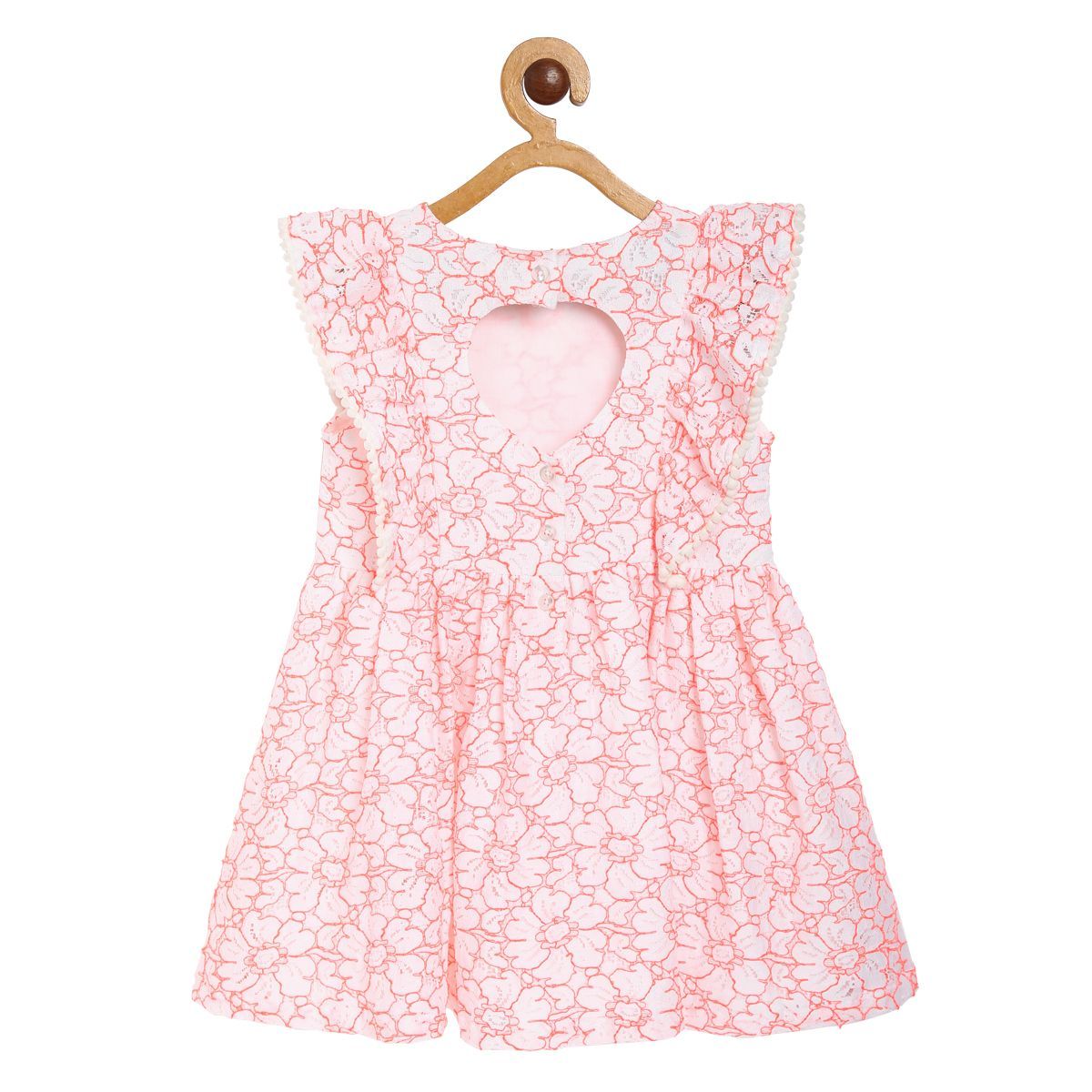 Girls Neon Pink Pack Of 1 Dress
