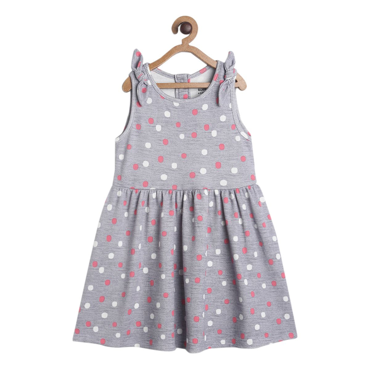 Girls Grey Pack Of 1 Dress