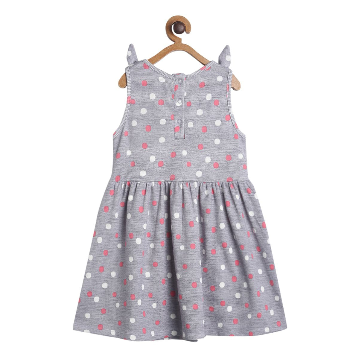 Girls Grey Pack Of 1 Dress