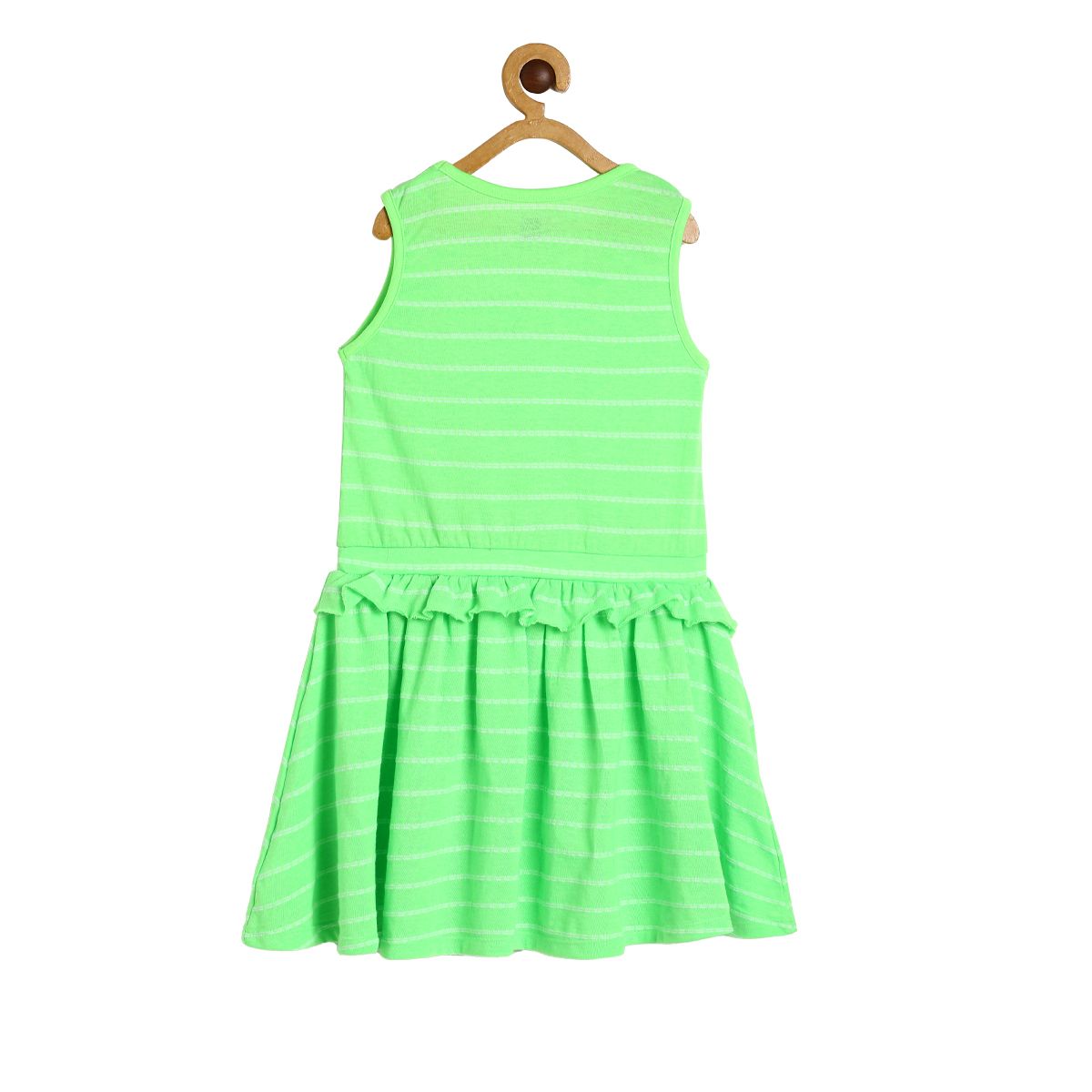 Girls Green Pack Of 1 Dress