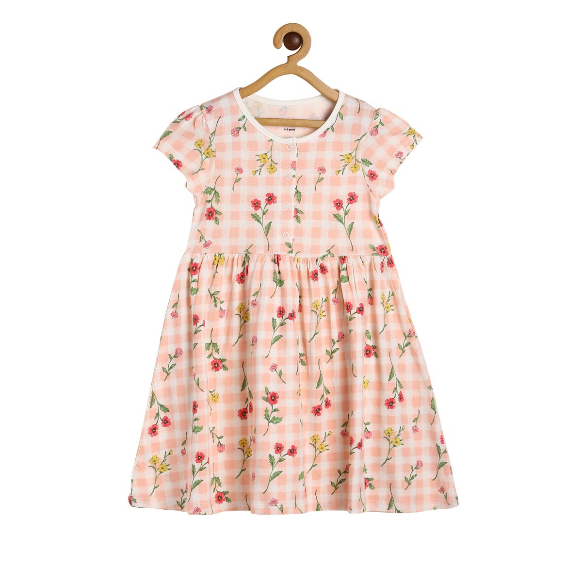 Girls Multicolor Pack Of 1 Dress