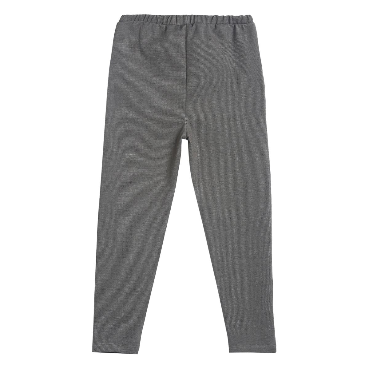 Girls Grey Pack Of 1 Knit Pant
