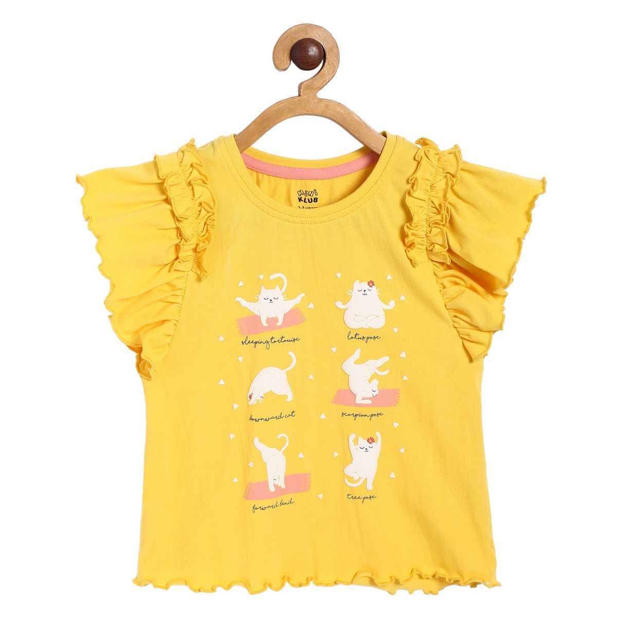 Girls Yellow Pack Of 1 Knit Top