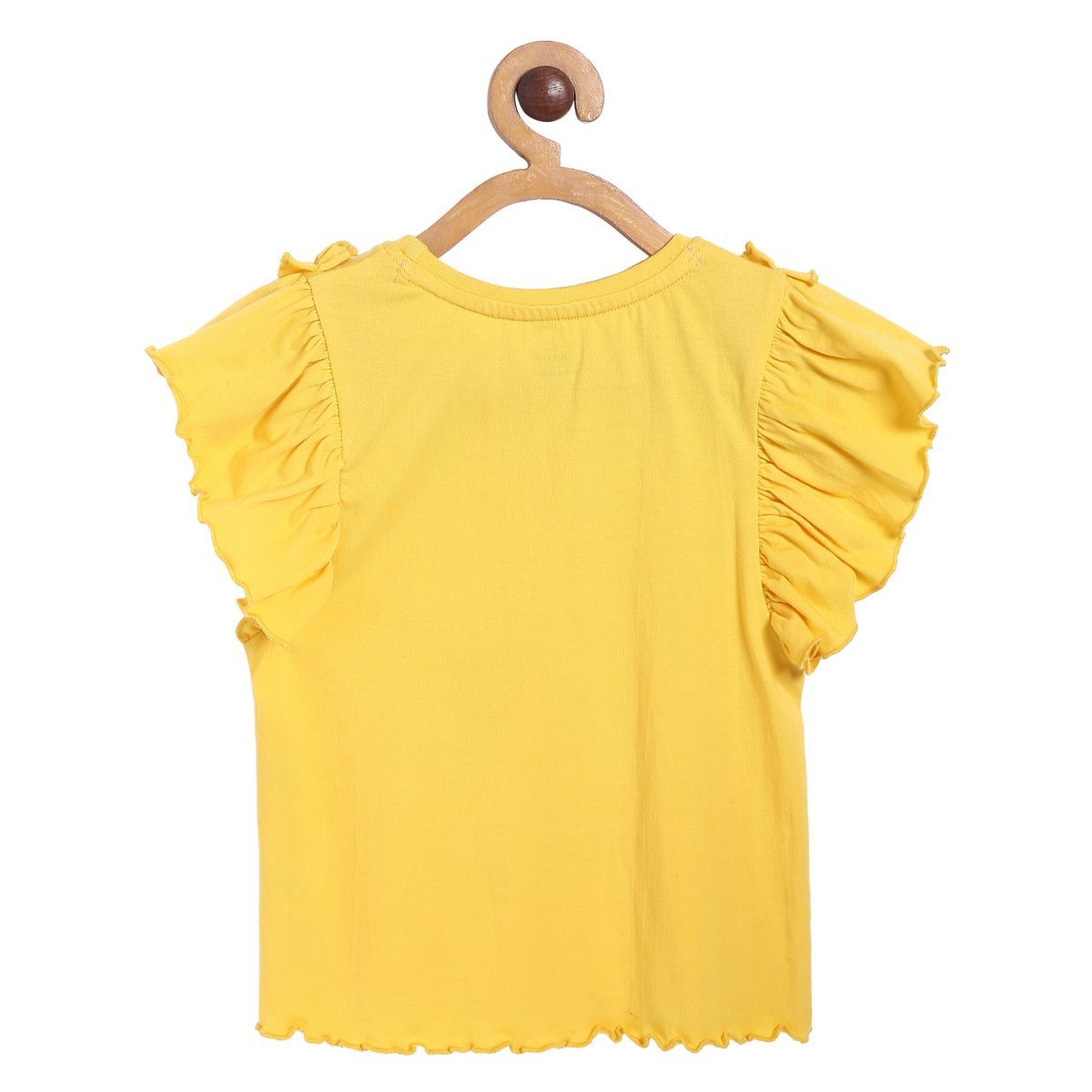 Girls Yellow Pack Of 1 Knit Top