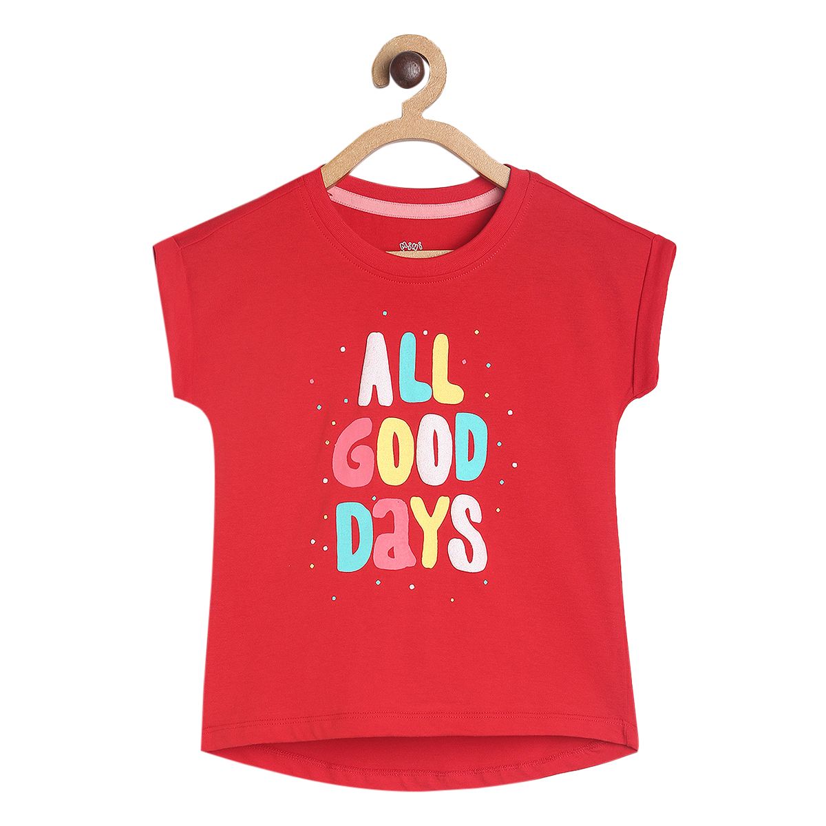 Girls Red Pack Of 1 Knit Top