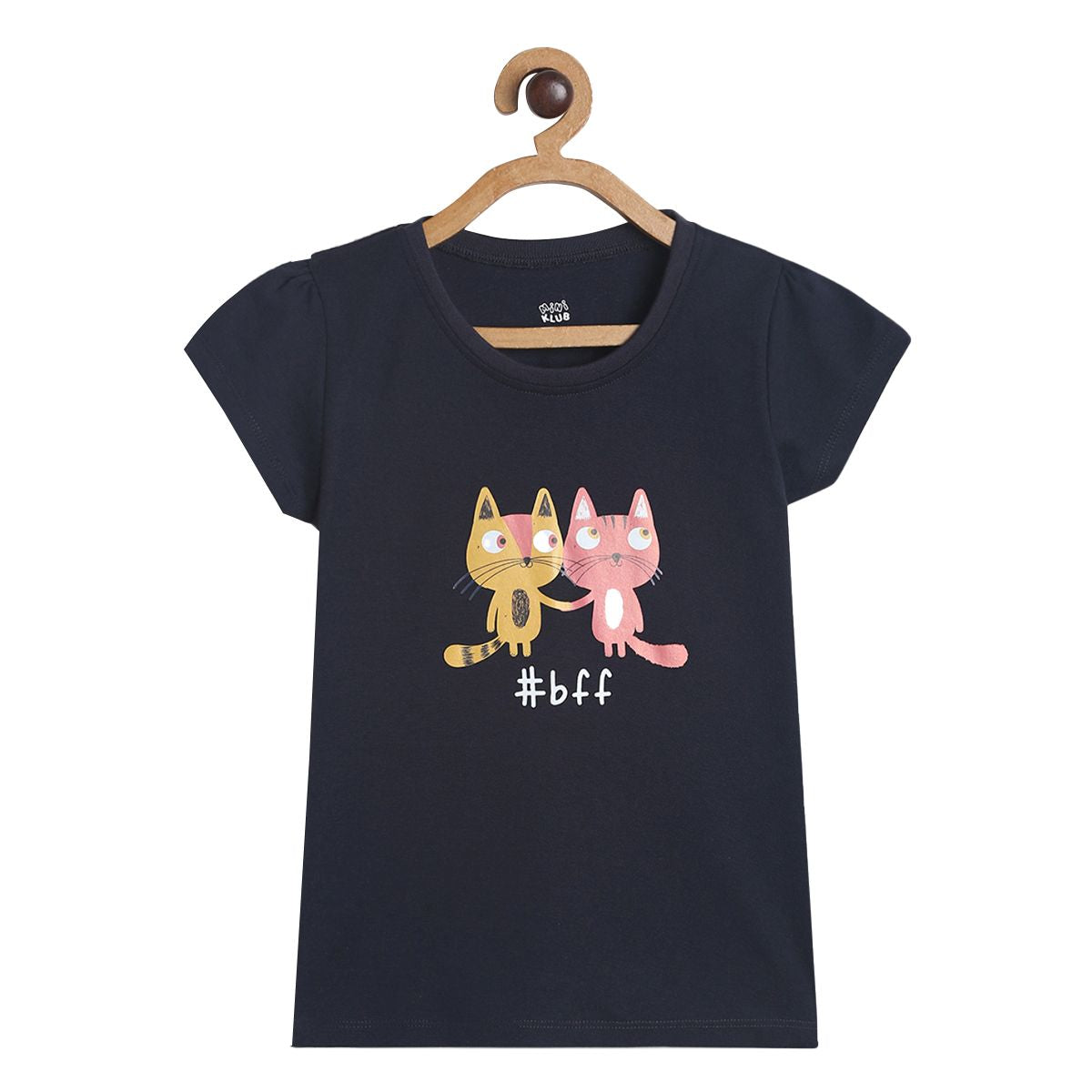 Girls Black Pack Of 1 Knit Top