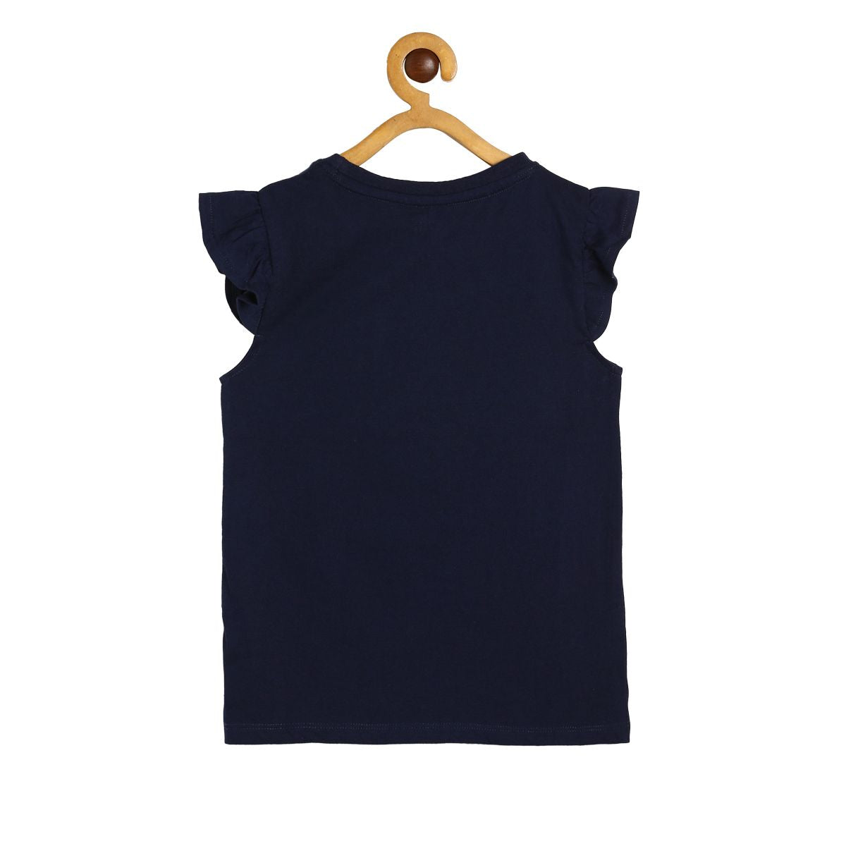 Girls Ice Cream Print Knit Top, Navy
