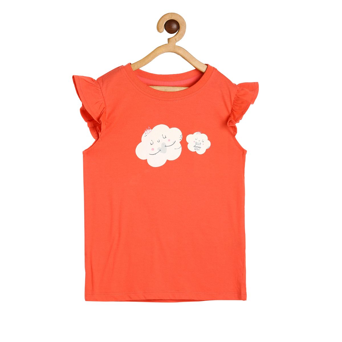 Girls Coral Pack Of 1 Knit Top