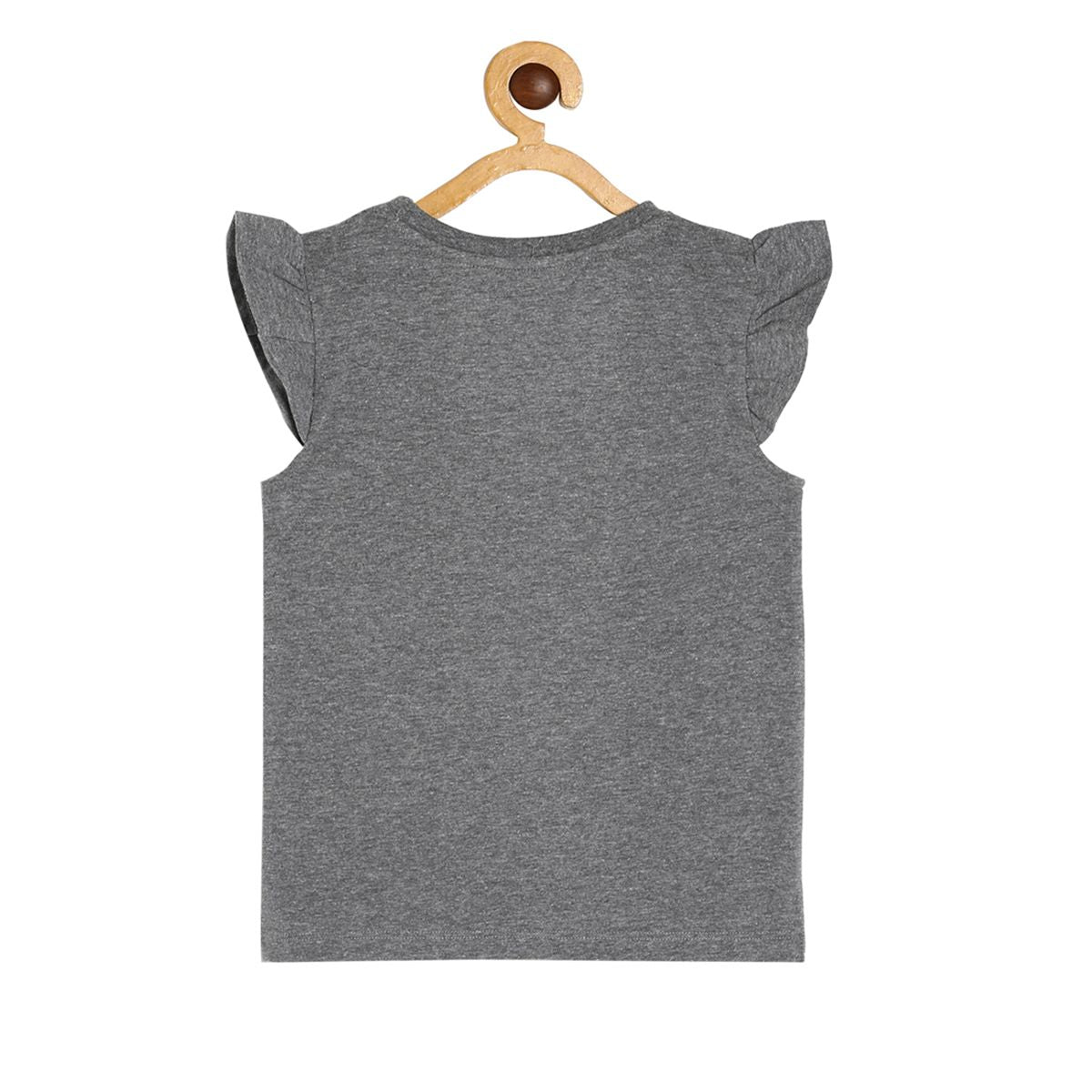 Girls Grey Pack Of 1 Knit Top