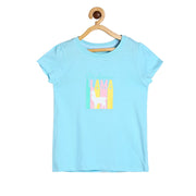 Girls Blue Pack Of 1 Knit Top