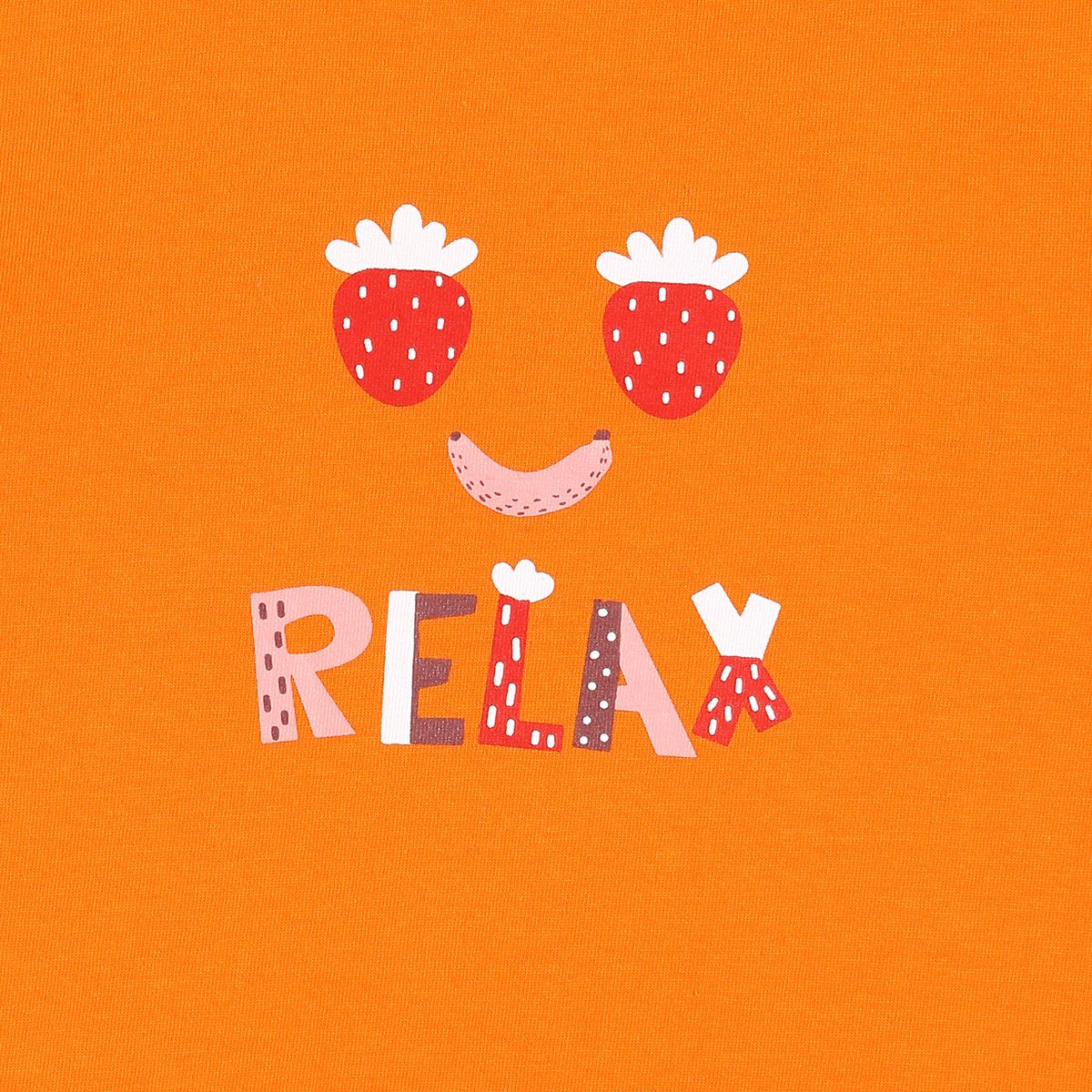 Girls Orange Pack Of 1 Knit Top