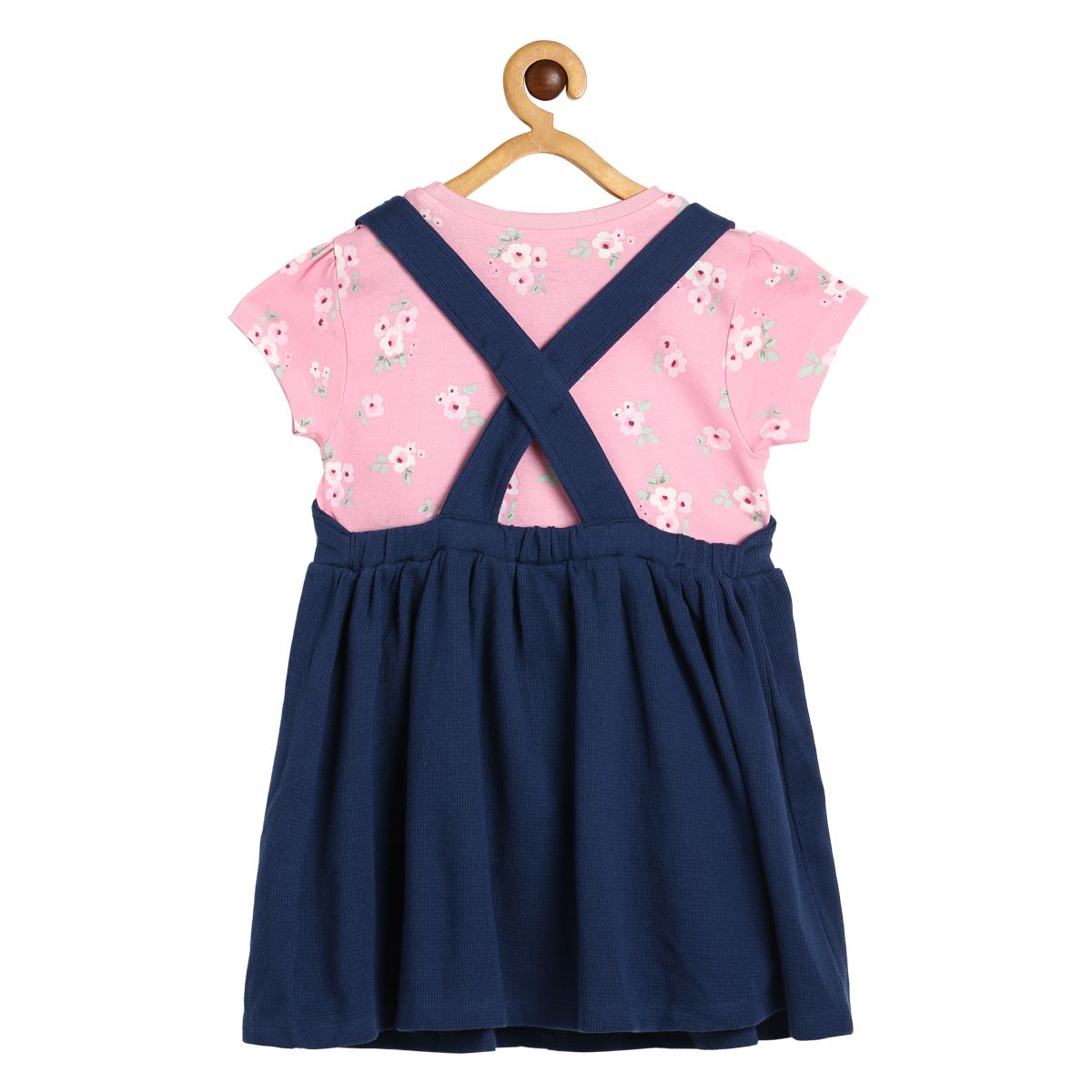 Girls Multicolor Pack Of 2 Pinny Set