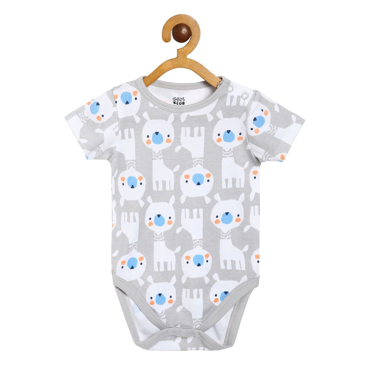 Boys Multicolor Pack Of 3 Body Suit