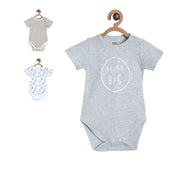 Boys Multicolor Pack Of 3 Body Suit