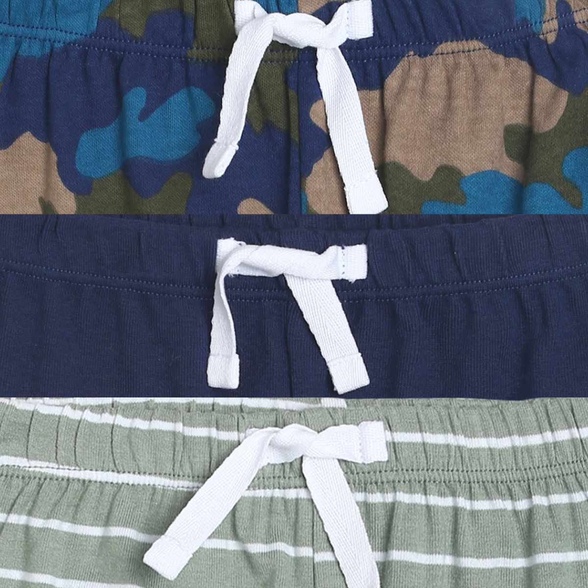 Boys Multicolor Pack Of 3 Knit Bottom