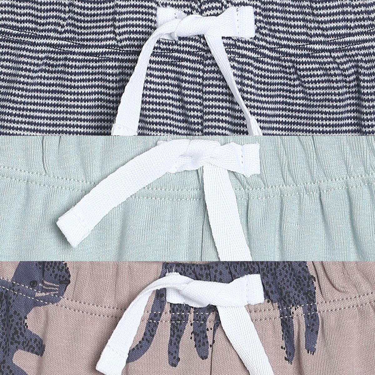 Boys Multicolor Pack Of 3 Knit Bottom