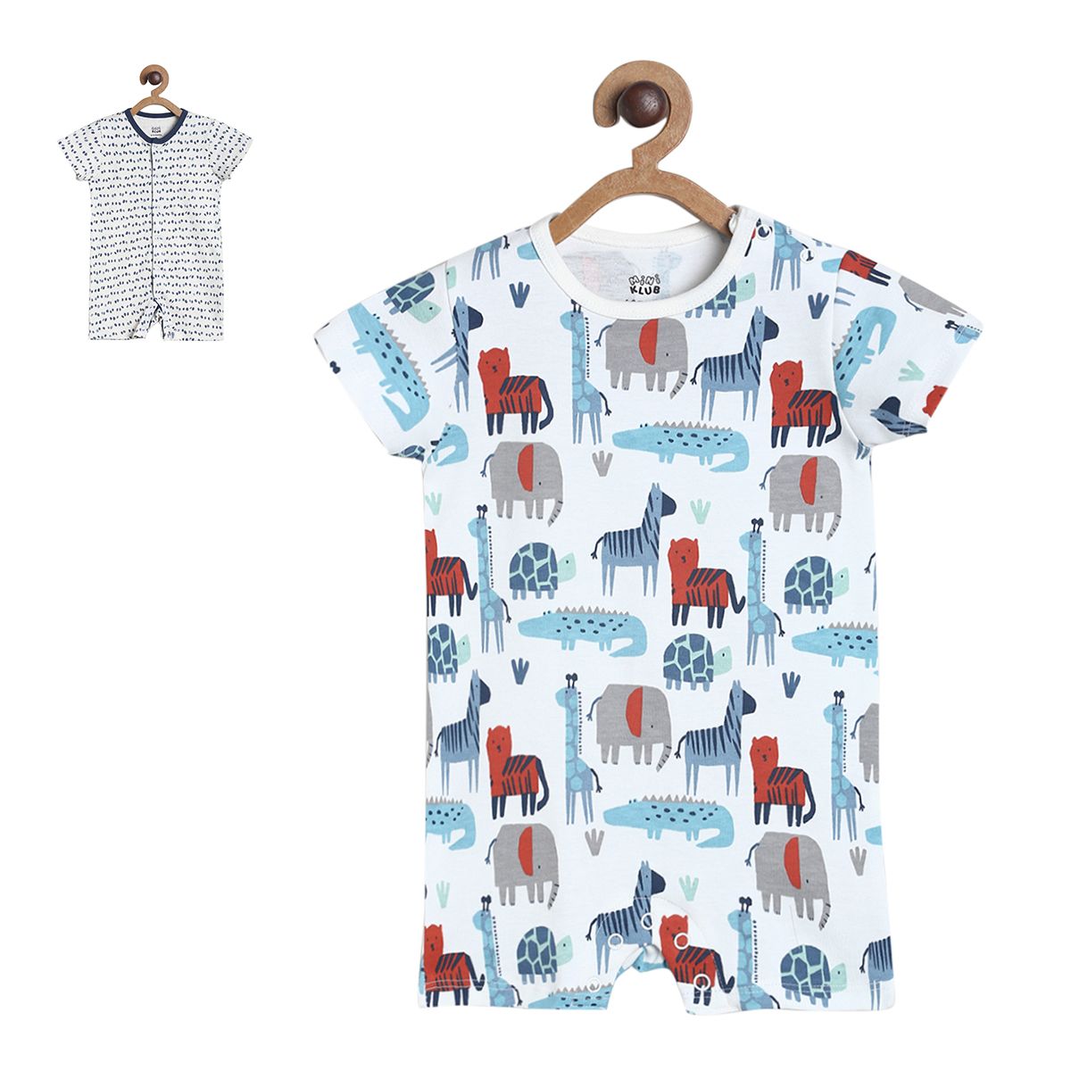 Boys Multicolor Pack Of 2 Romper