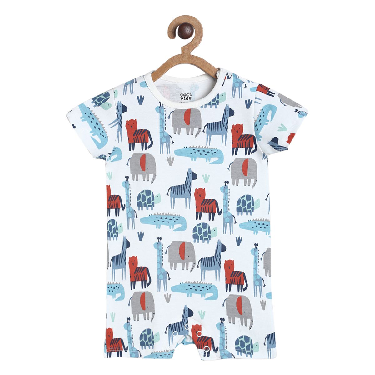 Boys Multicolor Pack Of 2 Romper