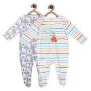 Boys Multicolor Pack Of 2 Sleep Suit