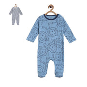 Boys Multicolor Pack Of 2 Sleep Suit