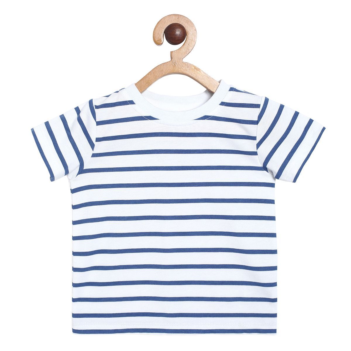 Pack of 3 t-shirt - white & blue for 0-3 Months