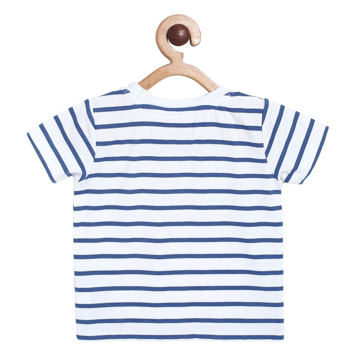 Pack of 3 t-shirt - white & blue for 0-3 Months
