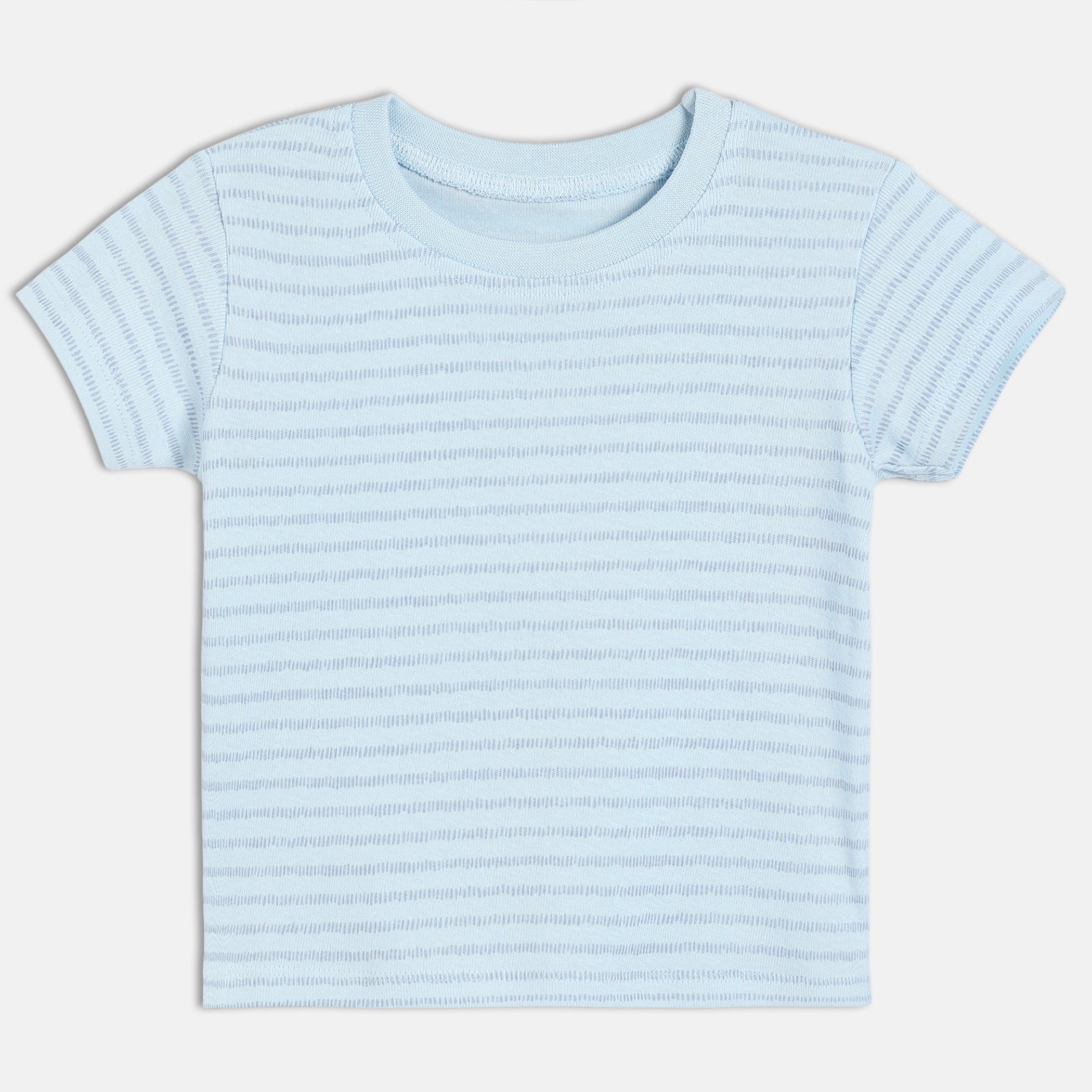 Baby Boys Printed Short Sleeve T-Shirts Pack of three, Red, Green and Light Blue