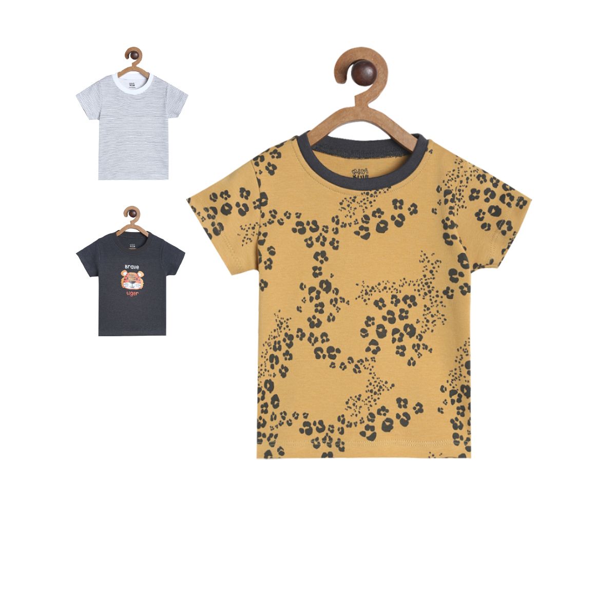 Boys Multicolor Pack Of 3 T-Shirt