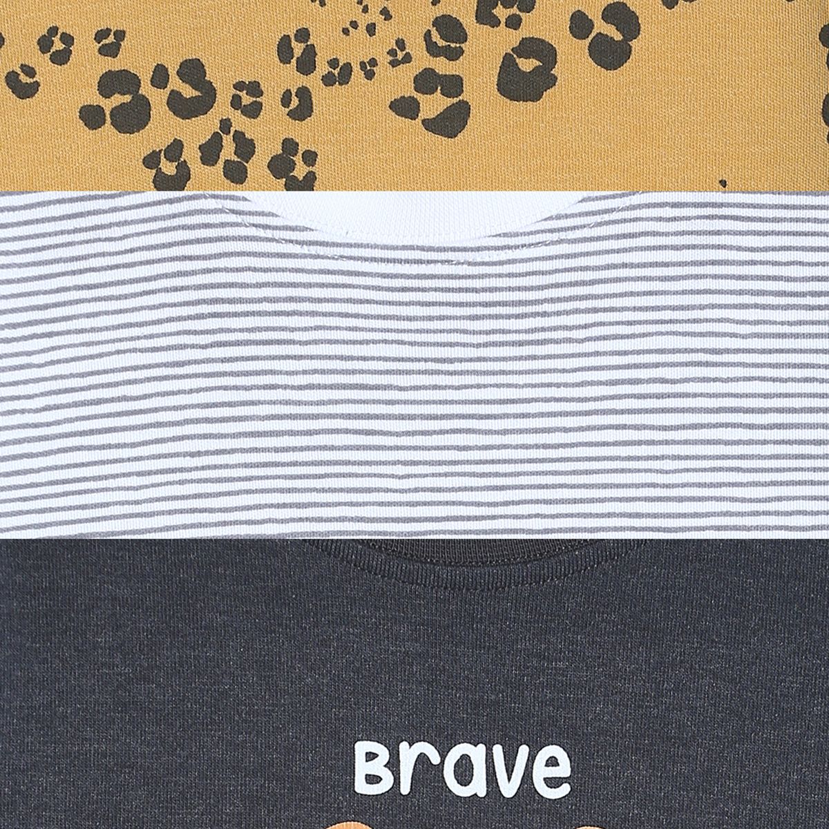Boys Multicolor Pack Of 3 T-Shirt
