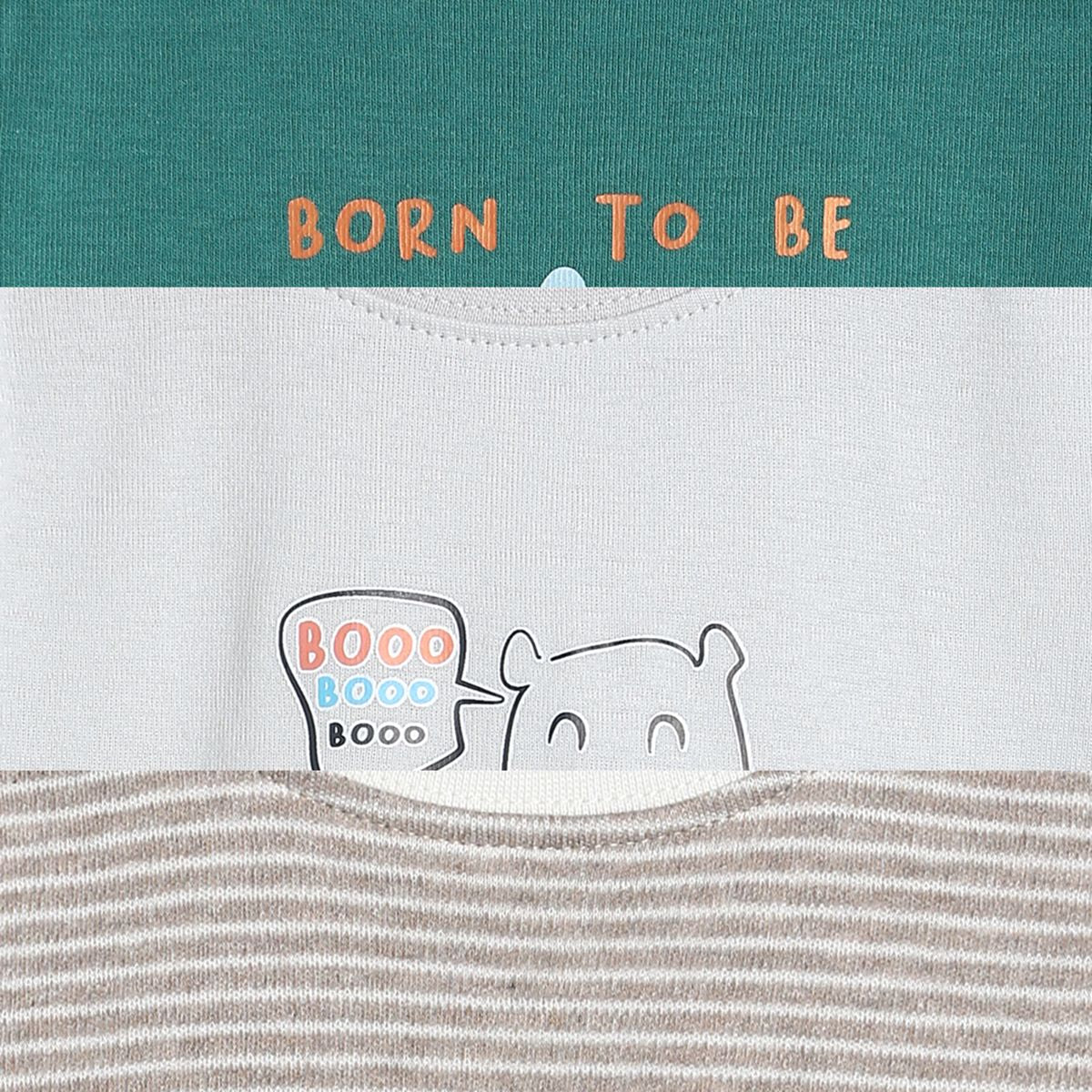 Boys Multicolor Pack Of 3 T-Shirt