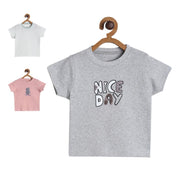 Boys Multicolor Pack Of 3 T-Shirt
