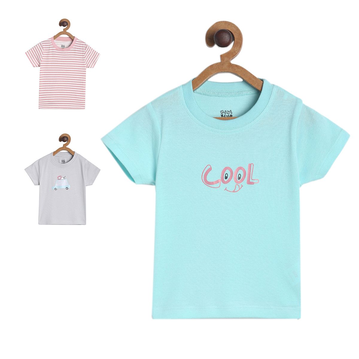 Boys Multicolor Pack Of 3 T-Shirt