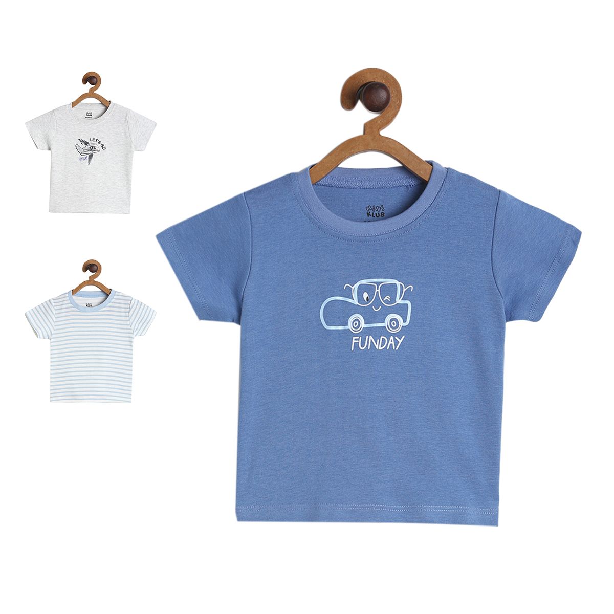 Boys Multicolor Pack Of 3 T-Shirt