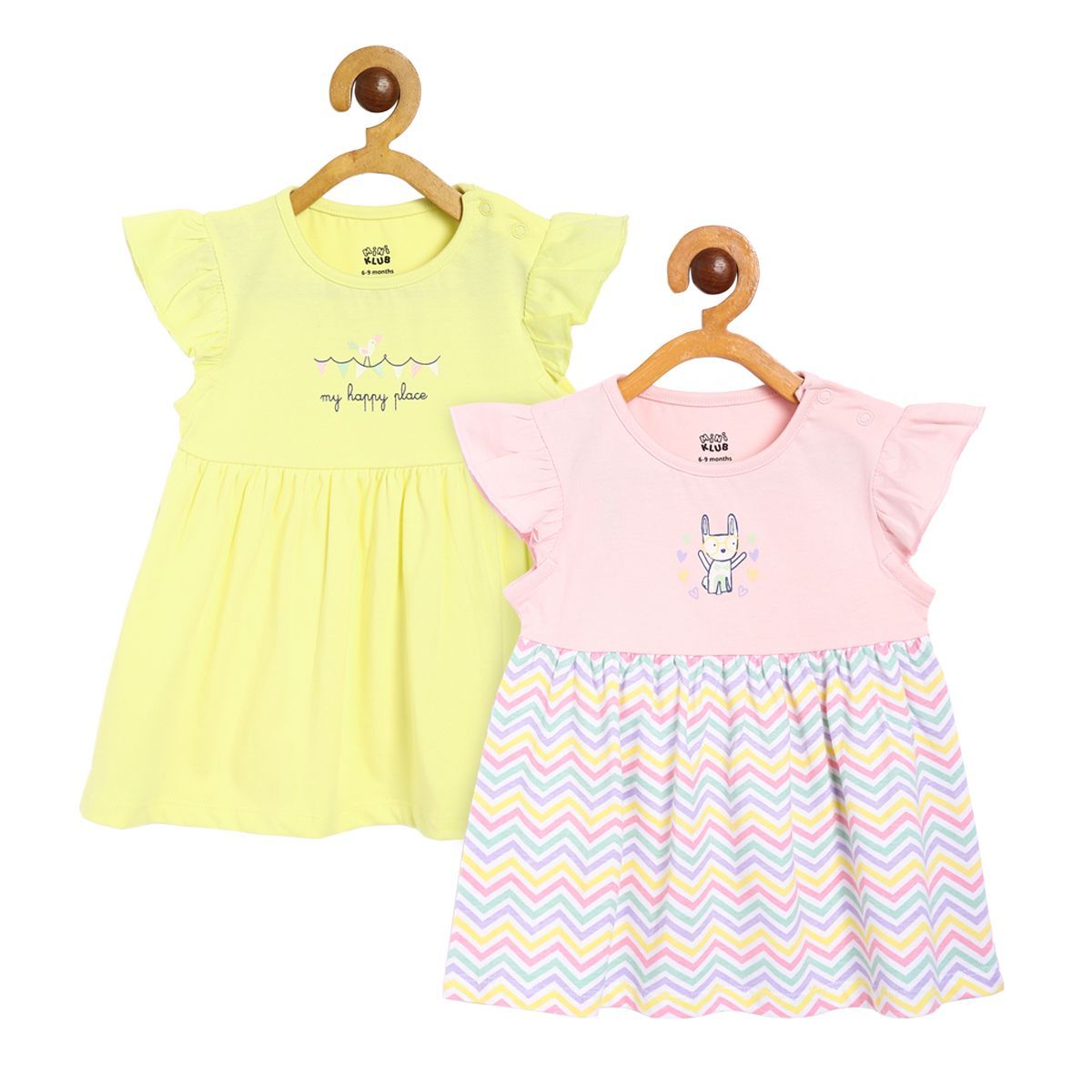 Girls Multicolor Pack Of 2 Dress
