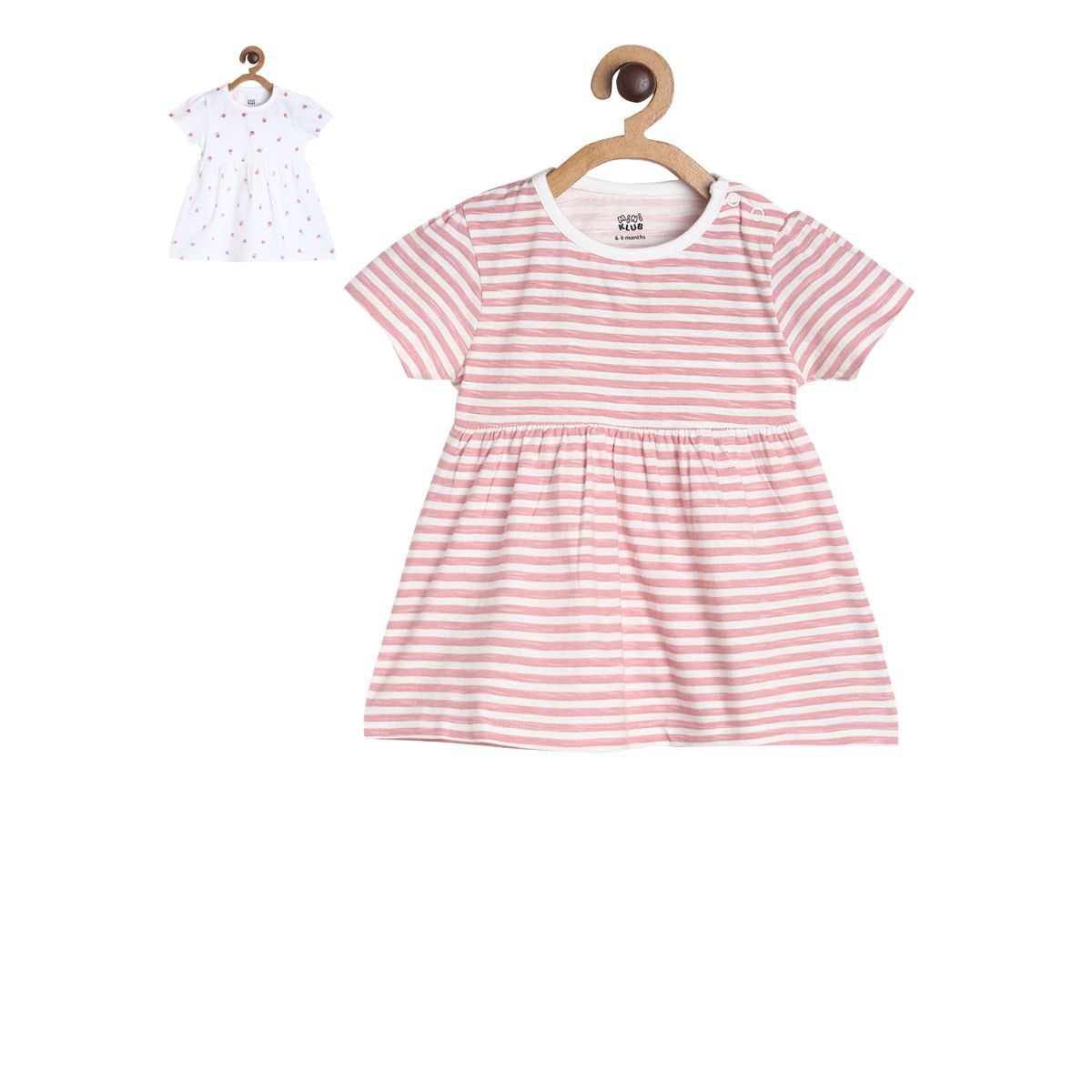 Girls Marshmallow Pack Of 2 Dress