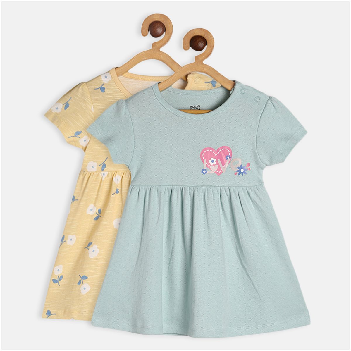 Girls Multicolor Pack Of 2 Dress