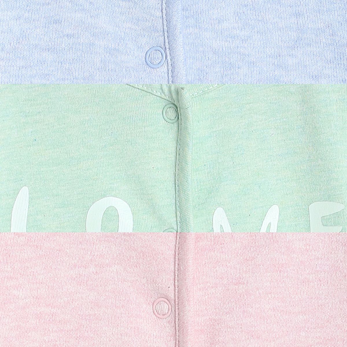 Girls Multicolor Pack Of 3 Front Open Vest