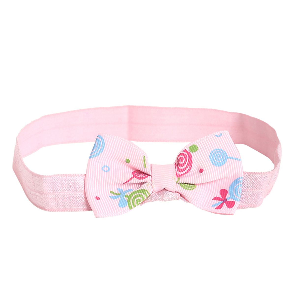 Girls Red, Blue and Aqua Headband Pack of 3 Soft Stretch Hair Accessories