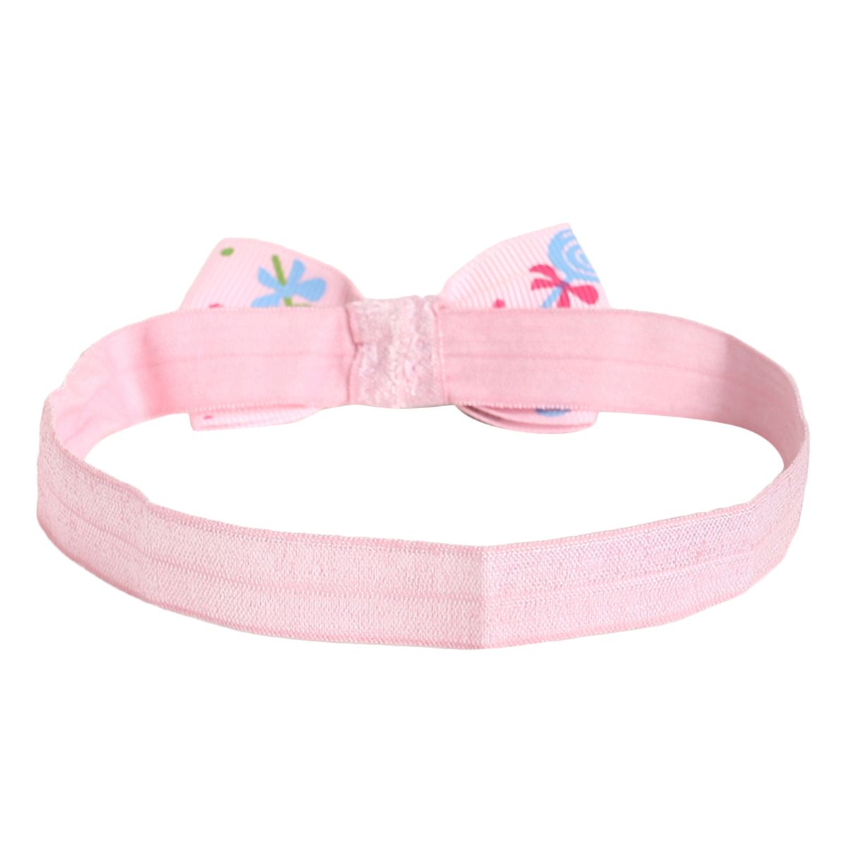 Girls Red, Blue and Aqua Headband Pack of 3 Soft Stretch Hair Accessories