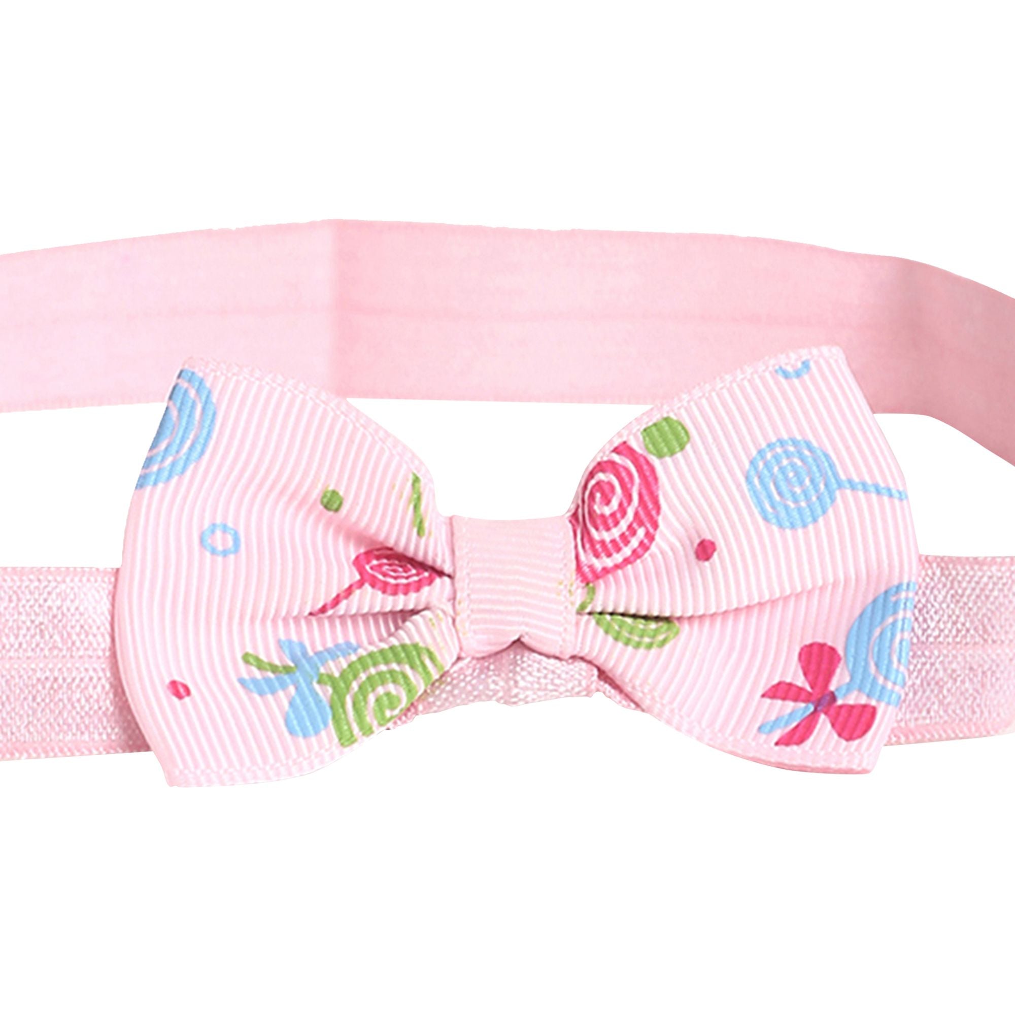 Girls Red, Blue and Aqua Headband Pack of 3 Soft Stretch Hair Accessories