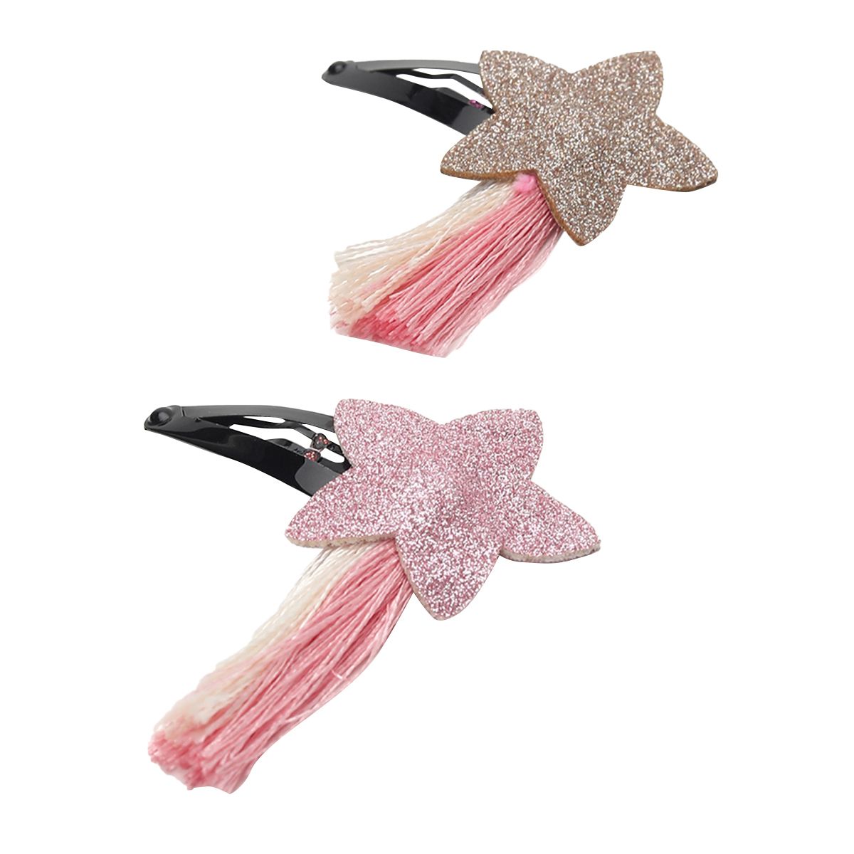 Girls Navy Blue Bow Hair Clip Soft Fabric Hair Accessory