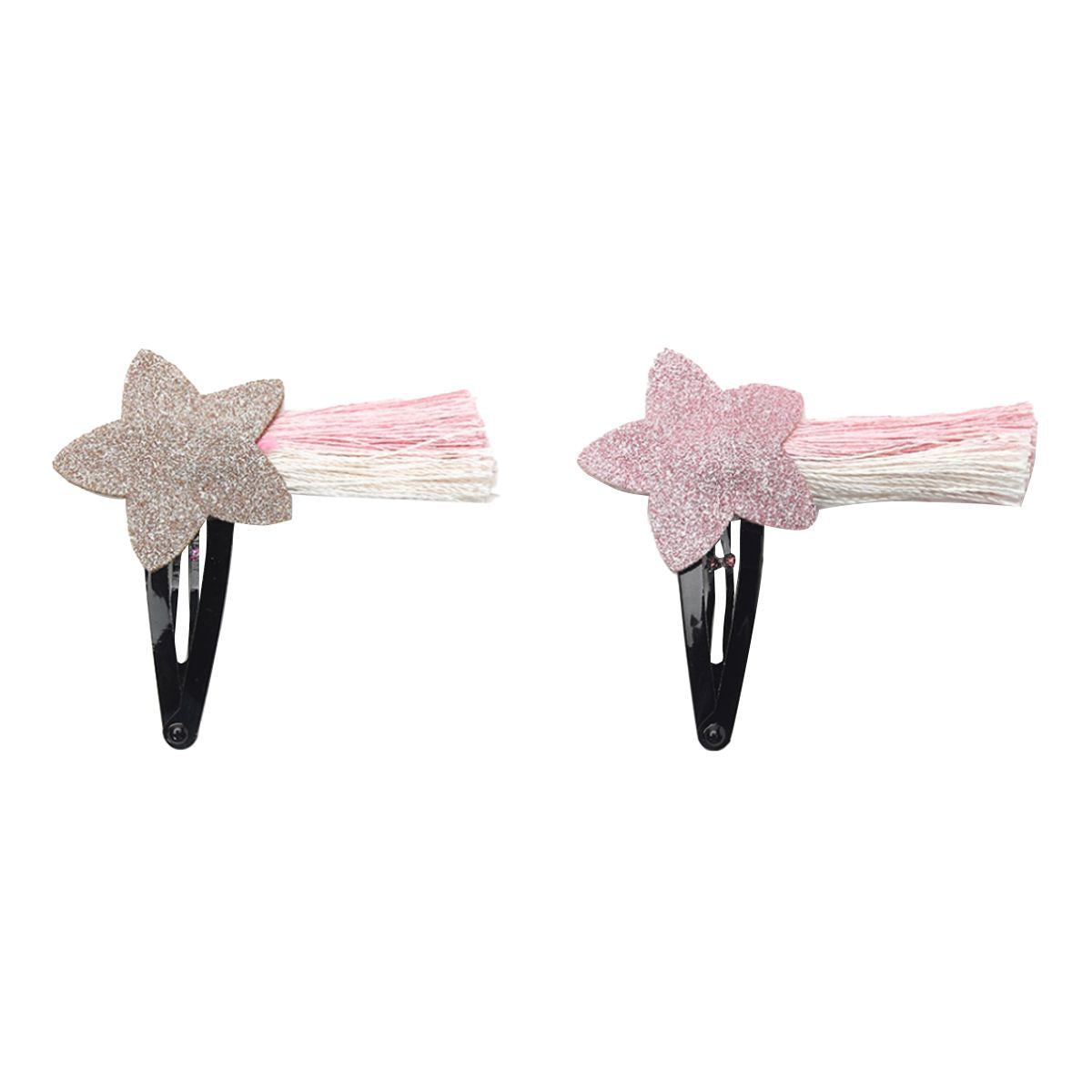 Girls Navy Blue Bow Hair Clip Soft Fabric Hair Accessory