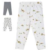 Girls Multicolor Pack Of 3 Legging