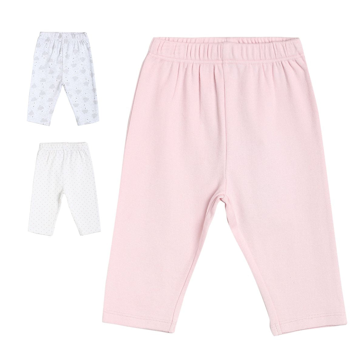 Girls Multicolor Pack Of 3 Legging