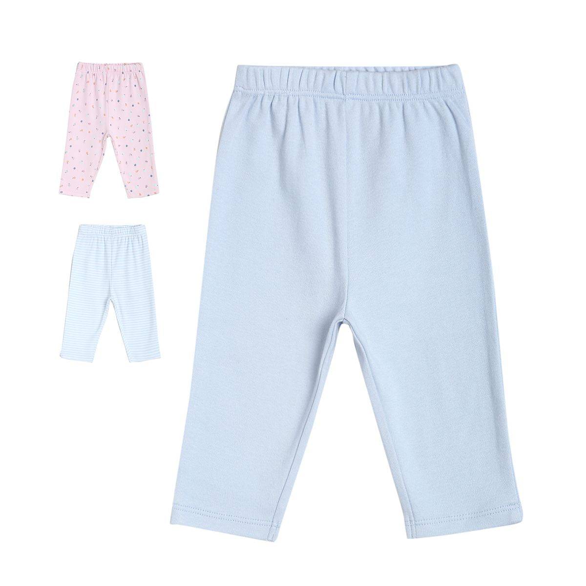 Girls Multicolor Pack Of 3 Legging